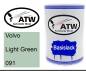 Preview: Volvo, Light Green, 091: 500ml Lackdose, von ATW Autoteile West.